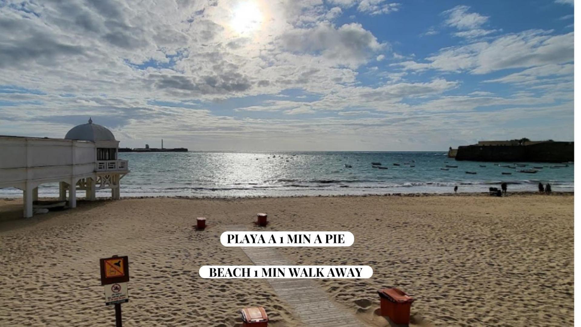 Apartamento Playa La Caleta Cadice Esterno foto